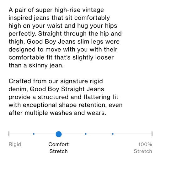 NWT Good American Good Boy Jeans, size 16 - Picture 7 of 8